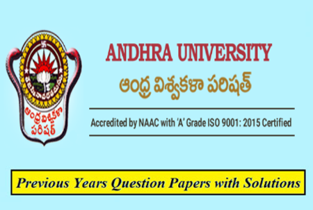 Andhra University Previous Question Papers