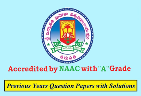 Sri Padmavati Mahila Visvavidyalayam Previous Question Papers