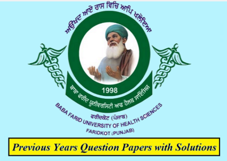 Baba Farid University of Health Sciences Previous Question Papers