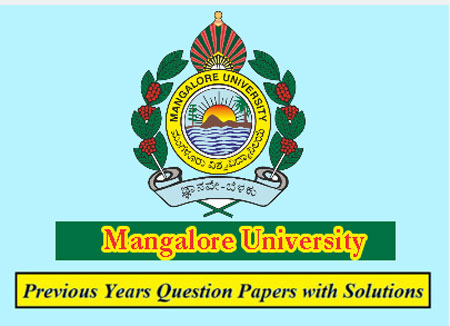 Mangalore University Previous Question Papers