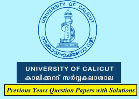 University of Calicut Previous Question Papers