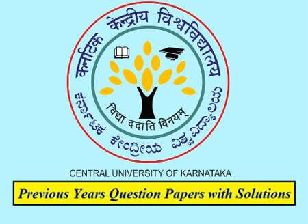 Central University of Karnataka Previous Question Papers