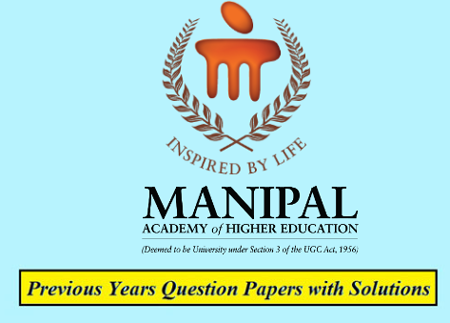 Manipal Academy of Higher Education Previous Question Papers